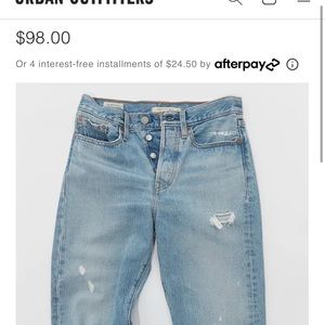 Levi Wedgie Straight Leg jeans